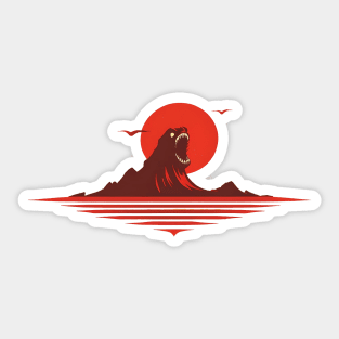 Monster Island Sticker